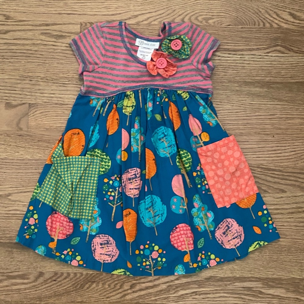 Size 2-T- Bonnie Jean Toddler Dress GUC Super Soft